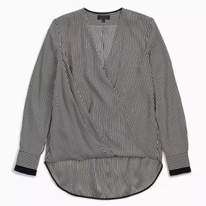 Rag & Bone Victor Stripe Silk Blouse